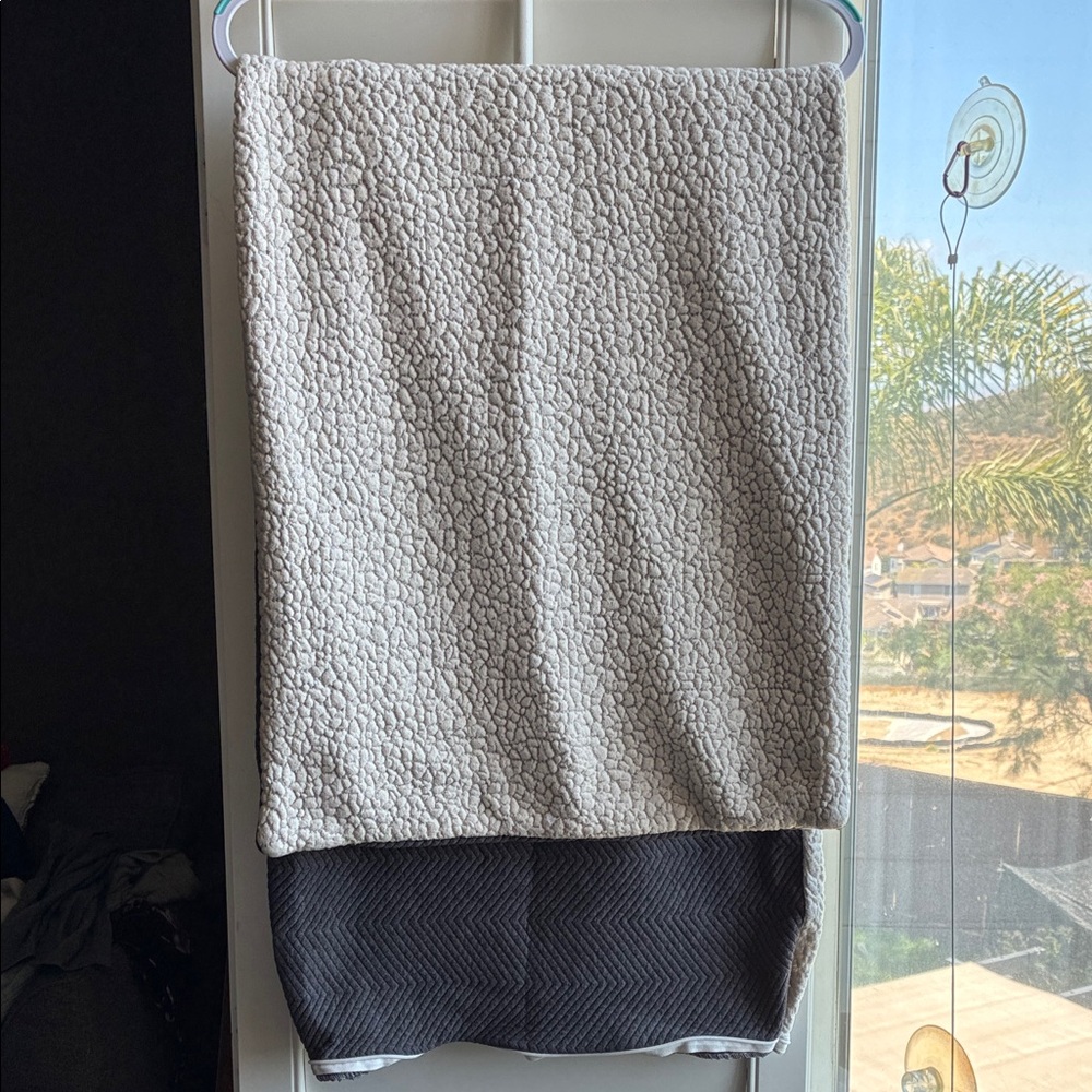 Target Cream and Charcoal Reversible Body Pillow Cover